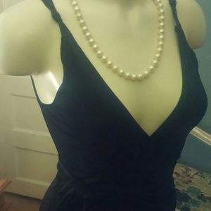 Black Formal Wrap Dress